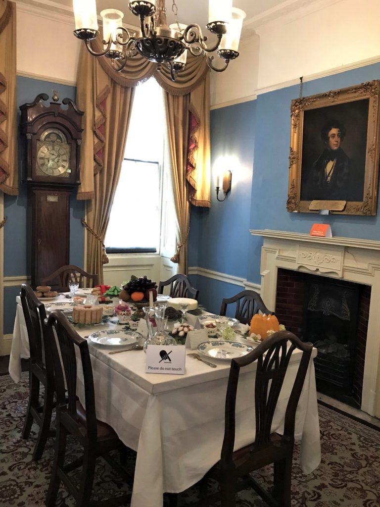 Charles Dickens dining room 