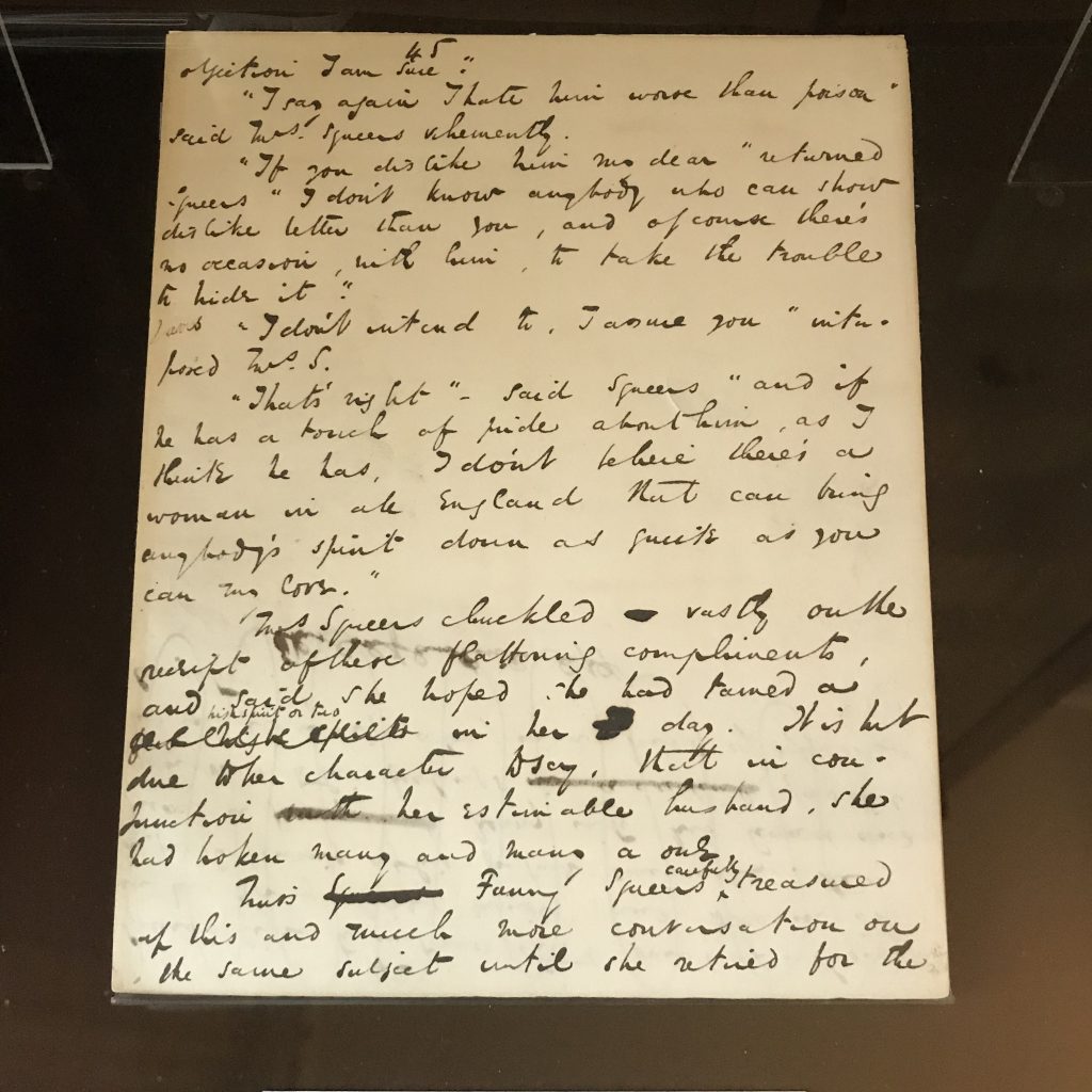 Charles Dickens hand written 