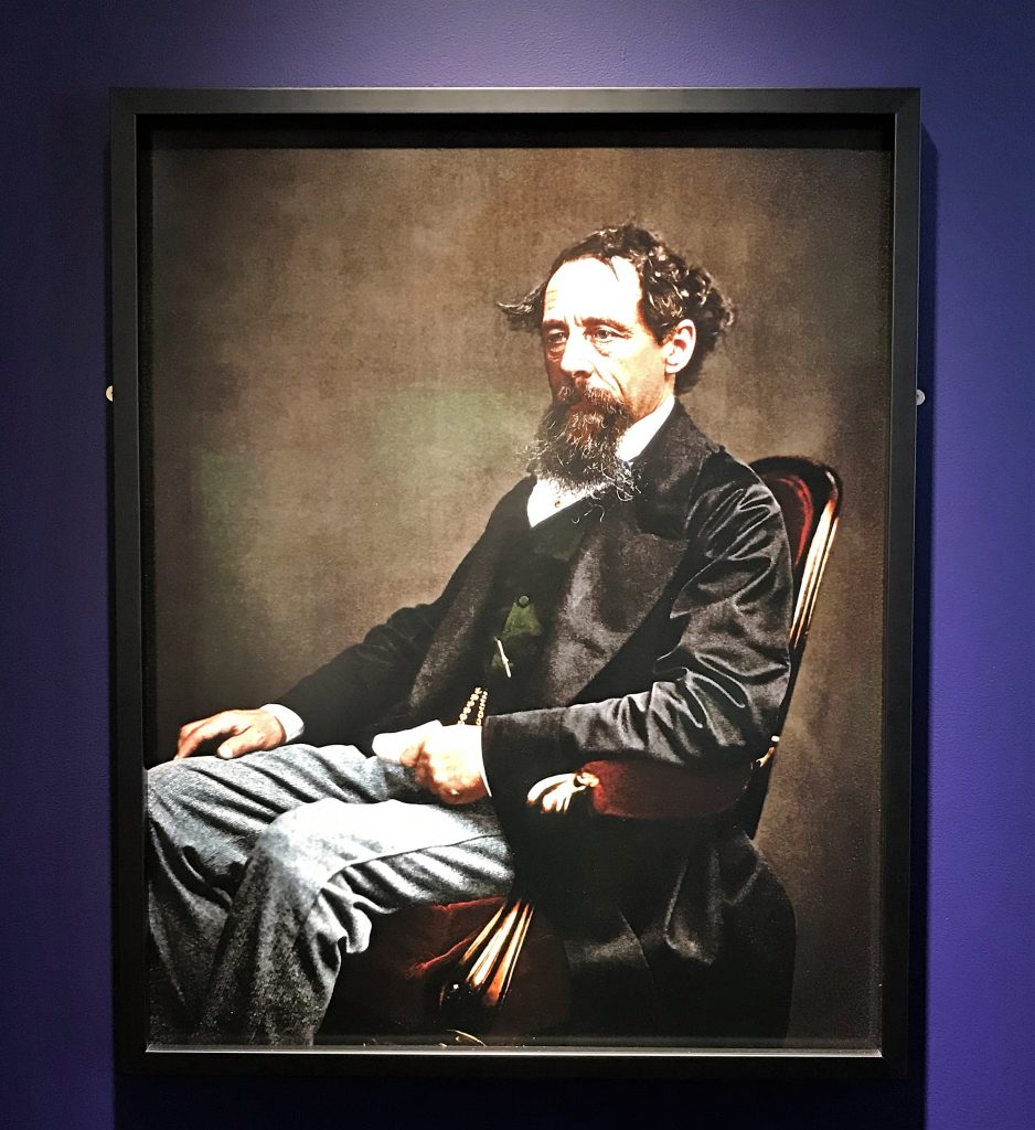 Charles Dickens in colour