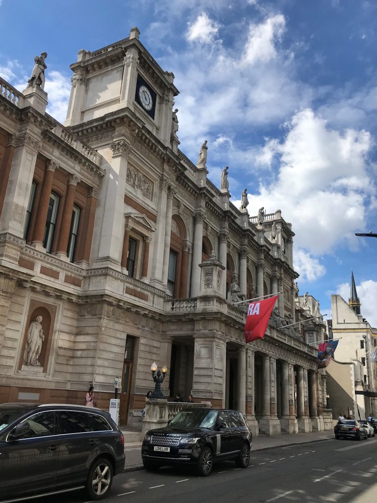 Entrance to the RA